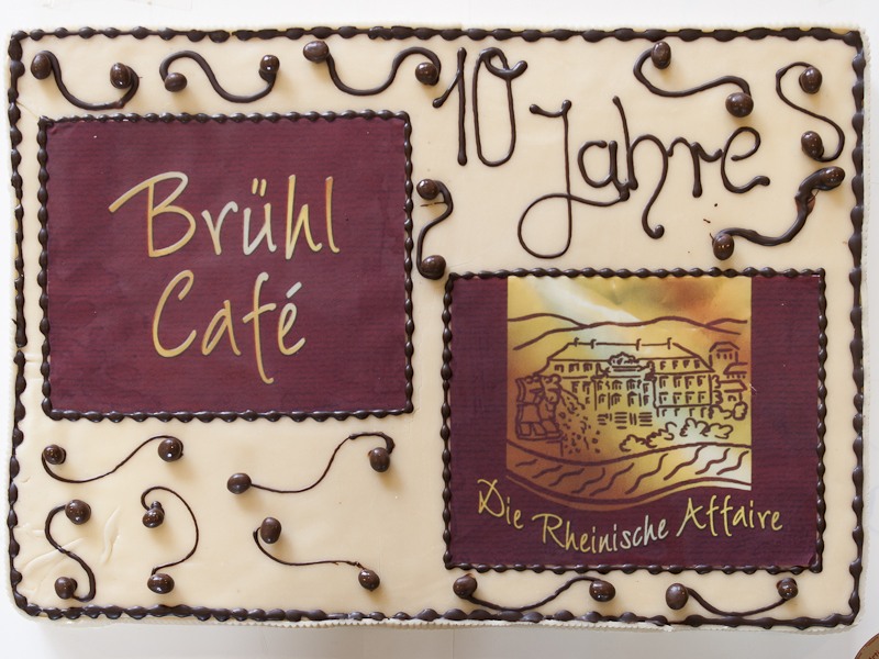 Die Brühl Café Geburtstagstorte